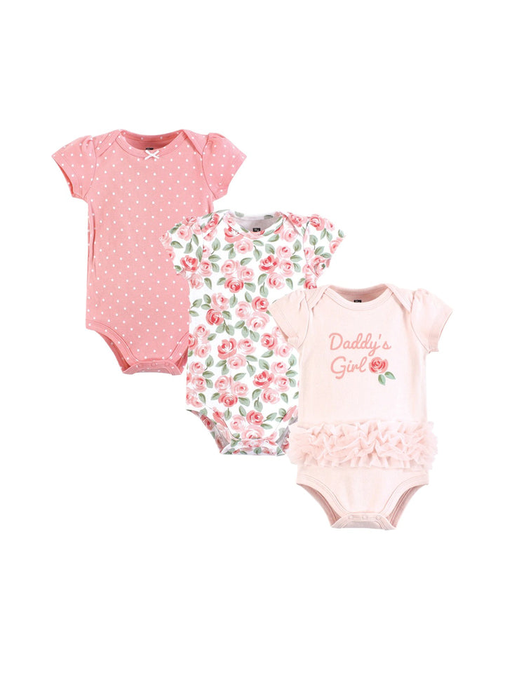 Hudson Girls Body Suit H/L 3Pk Hanger #29827 (S-25)