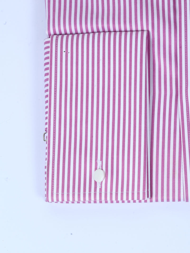 H & C Mens L/S Textured Formal Shirt IDVFA001