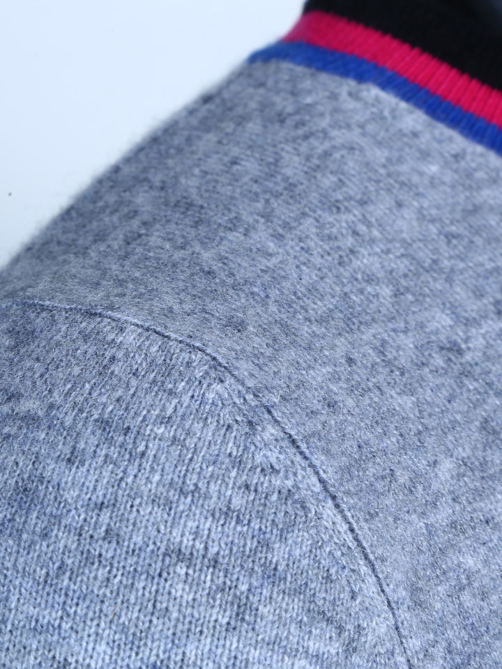 Van Kukil Mens Pure Cahsmere R-Neck F/S Jersey SS21-M012