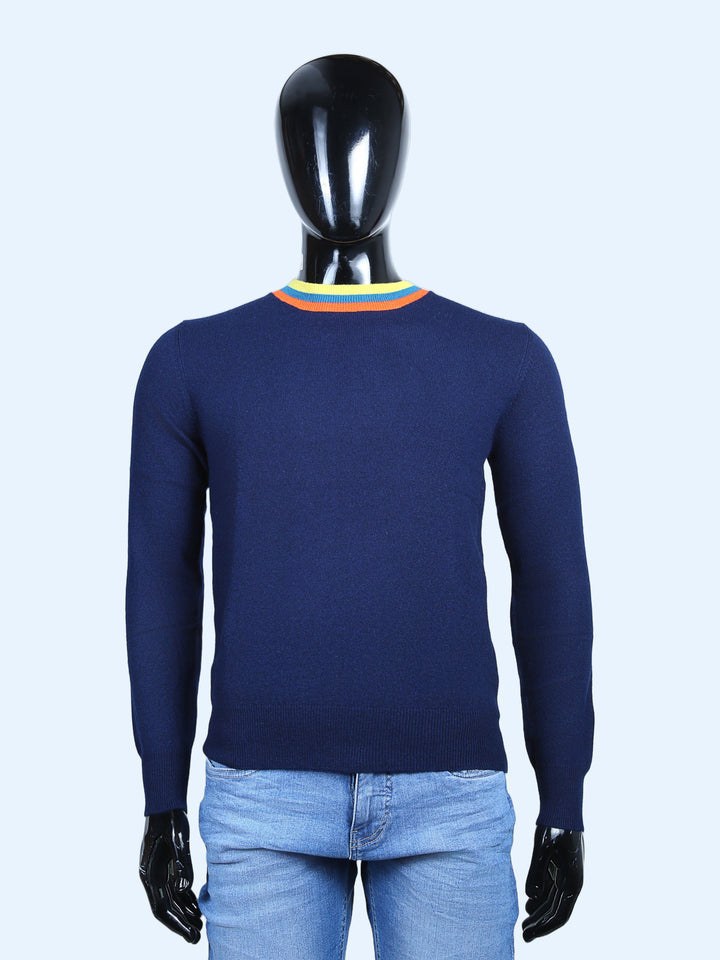 Van Kukil Mens Pure Cahsmere R-Neck F/S Jersey SS21-M012