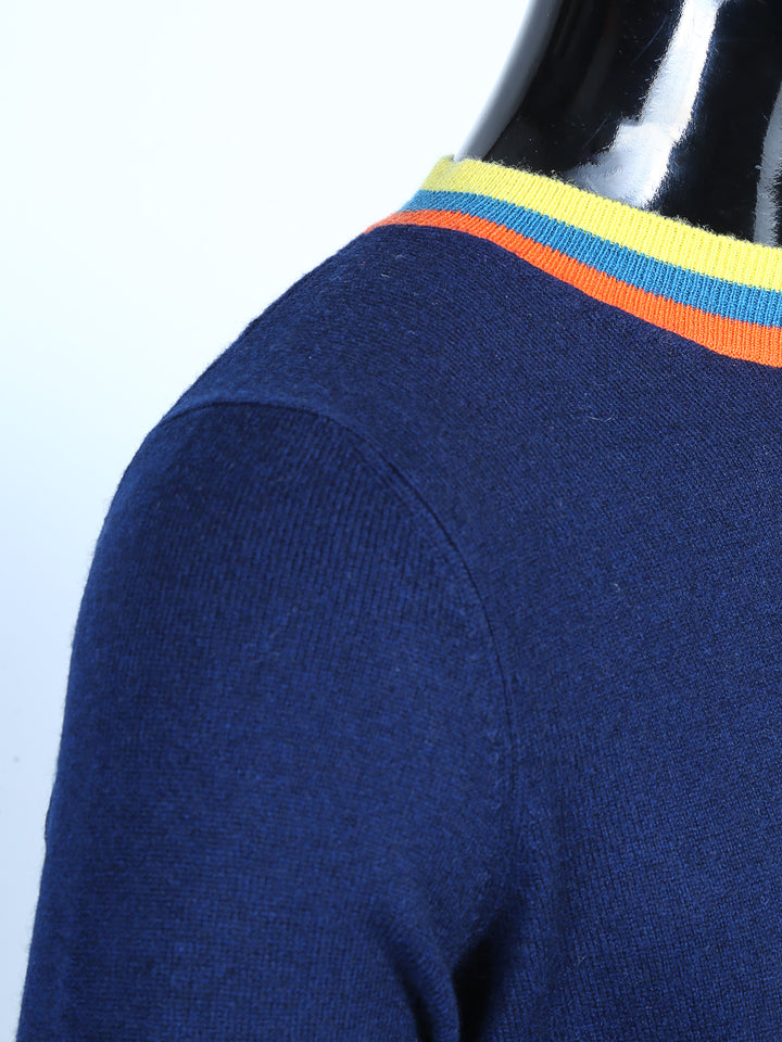 Van Kukil Mens Pure Cahsmere R-Neck F/S Jersey SS21-M012