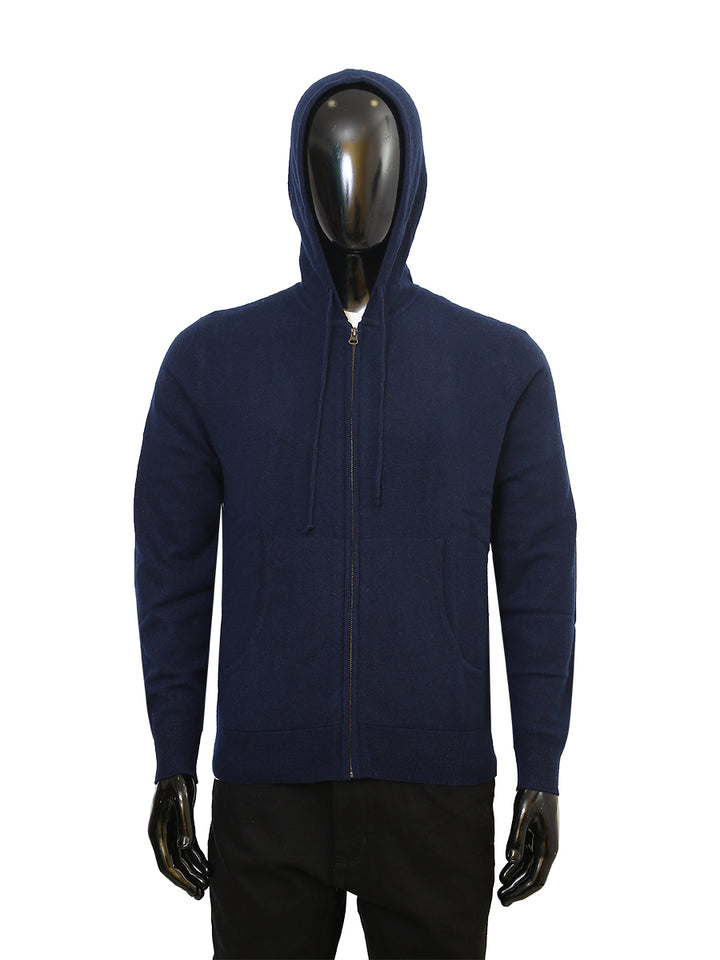 Van Kukil Mens Pure Cahsmere Hoodie SS21-M005