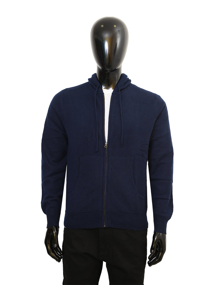 Van Kukil Mens Pure Cahsmere Hoodie SS21-M005