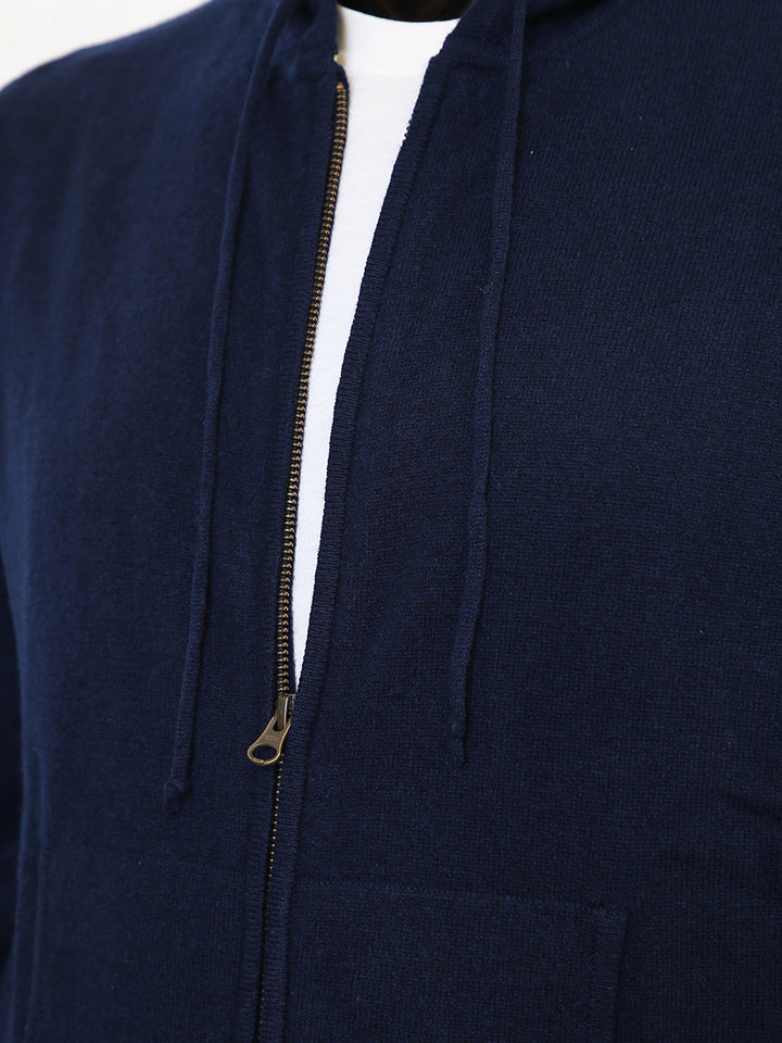 Van Kukil Mens Pure Cahsmere Hoodie SS21-M005