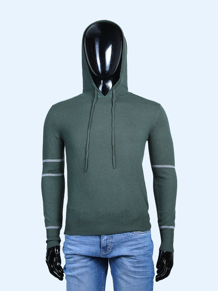 Van Kukil Mens Pure Cahsmere Hoodie AW070