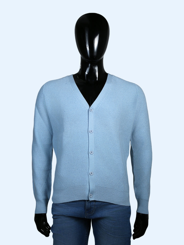 Van Kukil Mens Pure Cahsmere Cardigan SS21-M009