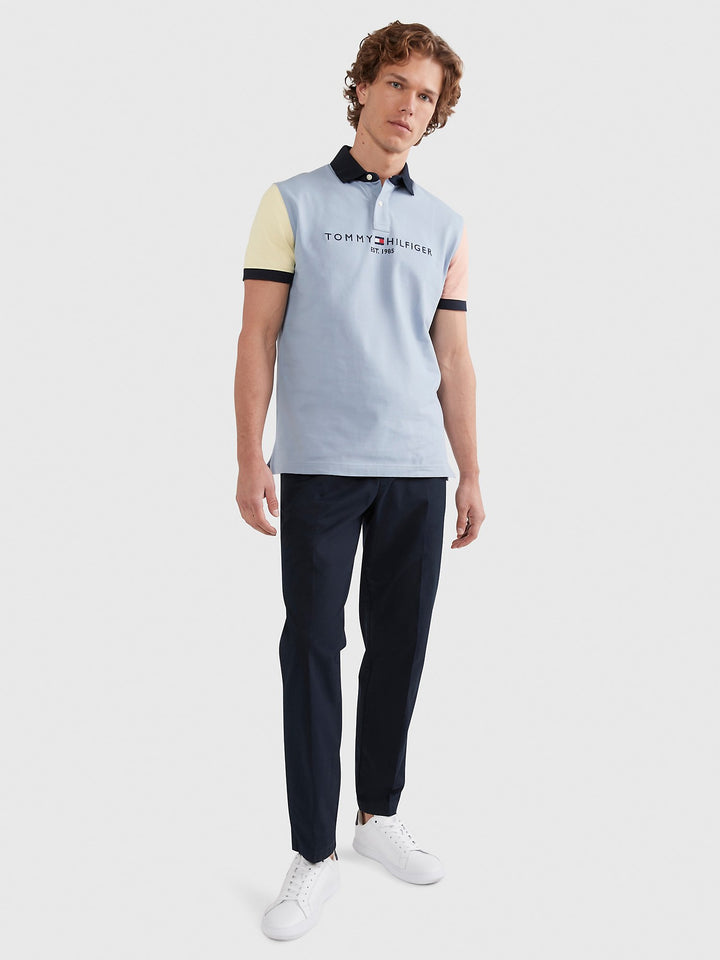 Tommy Hilfiger Mens S/S Tommy Flag Polo-SB-78J8748