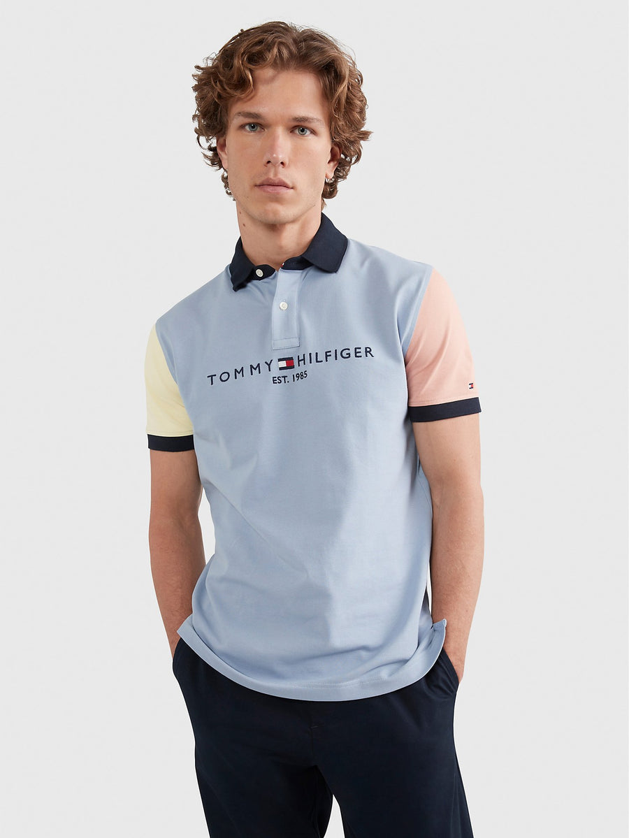 Tommy Hilfiger Mens S/S Tommy Flag Polo-SB-78J8748