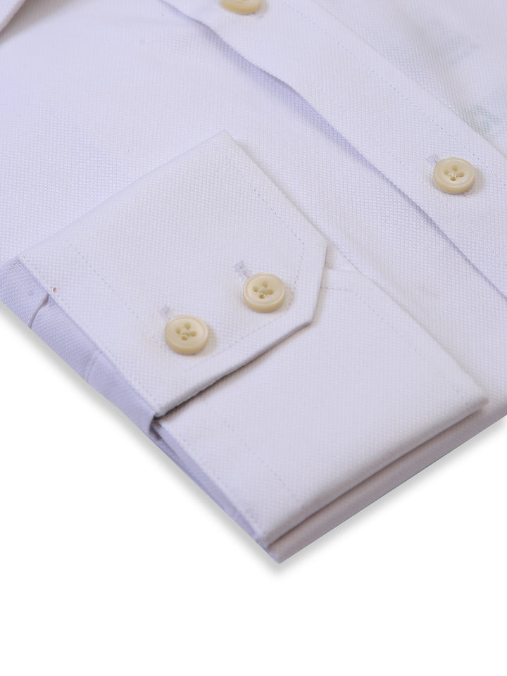 H & C Mens L/S Textured Formal Shirt SSPZA960