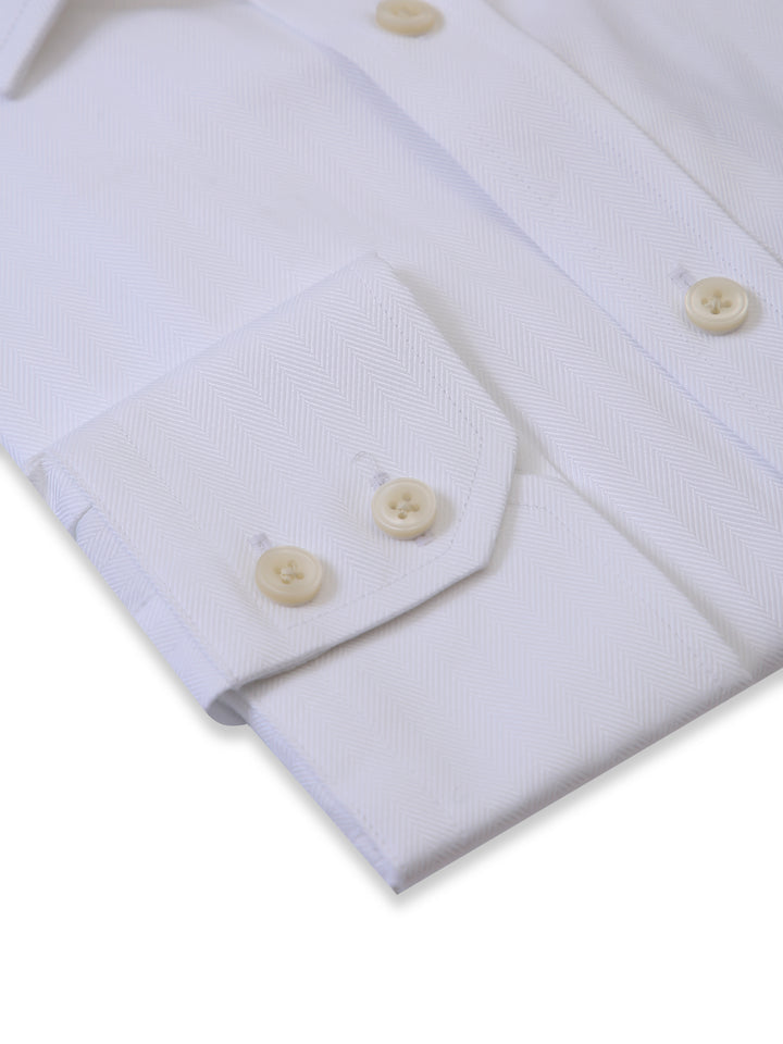 H & C Mens L/S Heringbons Formal Shirt SSPGA922