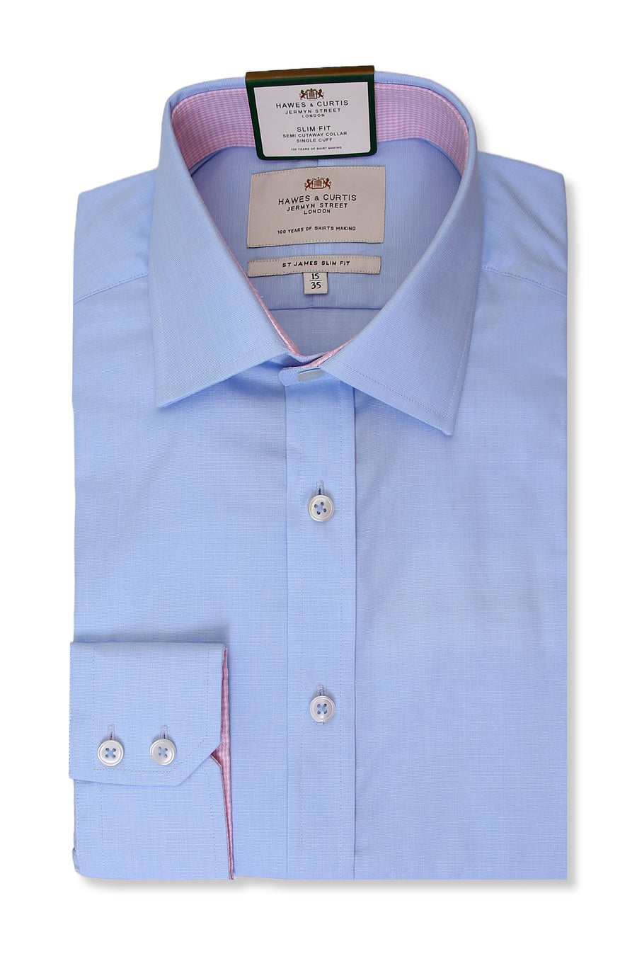 H & C Mens L/S Plain Formal Shirt SSVFD913