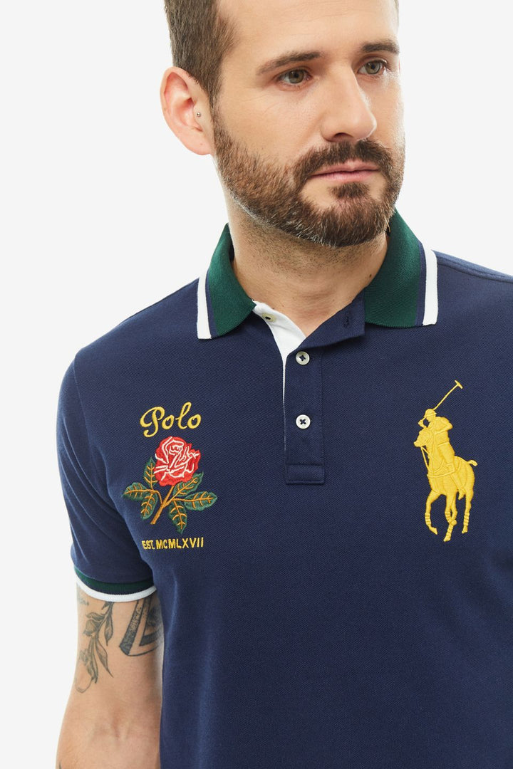RL Mens S/S Big Pony Plian Polo 710784712001