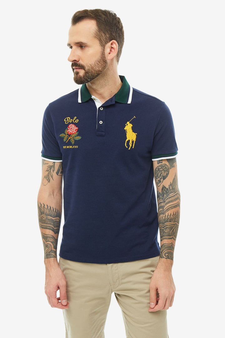 RL Mens S/S Big Pony Plian Polo 710784712001