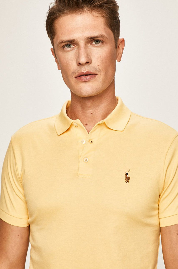 RL Mens S/S Small Pony (Soft Touch) Plain Polo 710652578110
