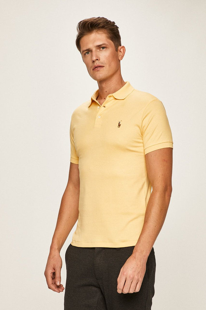 RL Mens S/S Small Pony (Soft Touch) Plain Polo 710652578110
