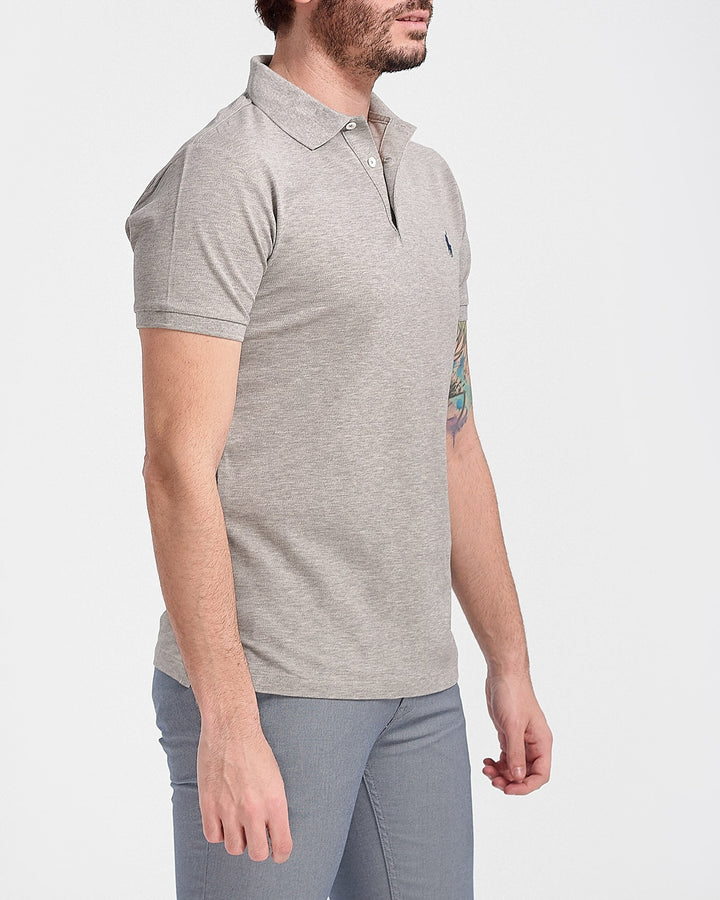 RL Mens S/S Small Pony Plain Polo 710541705026