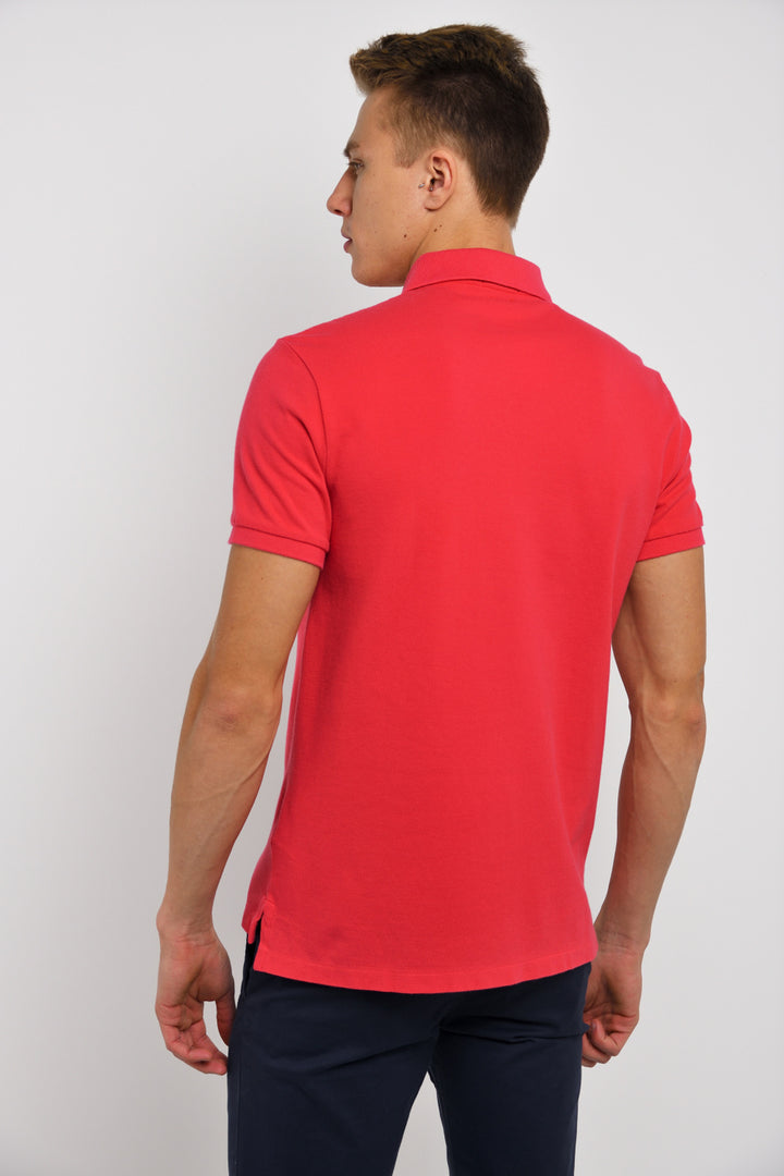RL Mens S/S Small Pony Plain Polo 710536856157