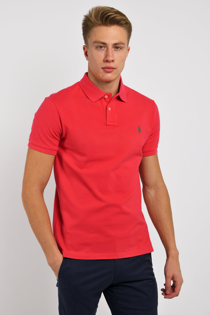 RL Mens S/S Small Pony Plain Polo 710536856157
