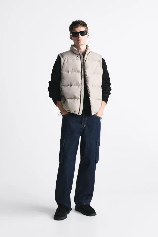 Zara Mens Parachute Gillet 8574/380/832