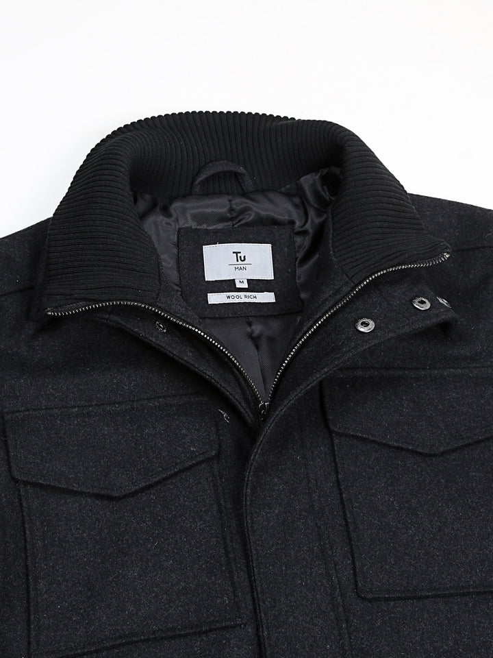TU Mens Wool Rich Coat 135799307