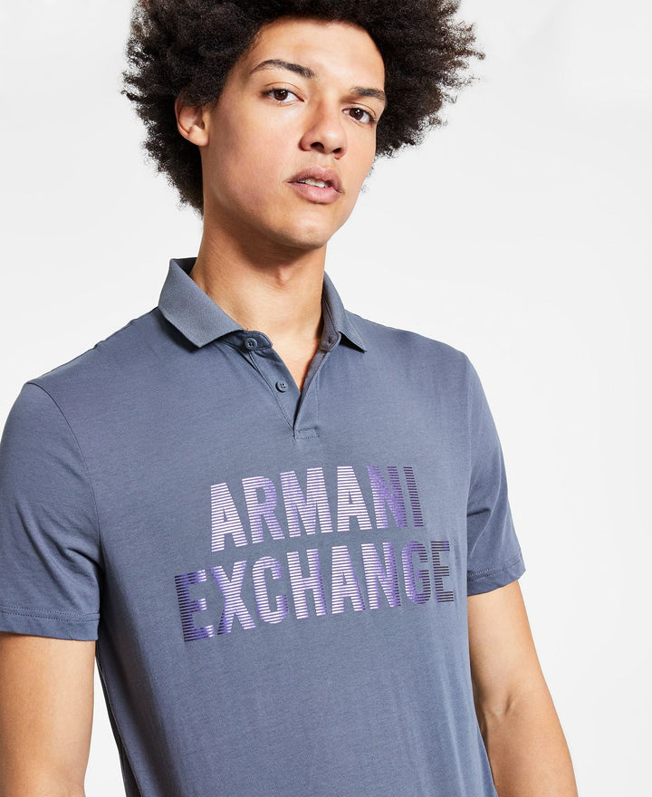 Ar-mani Mens S/S Polo AT-7VZFFW