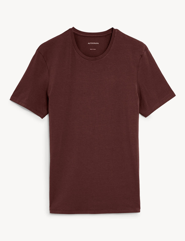 M&S Mens S/S R-Neck Plain T-Shirt T14/1600A