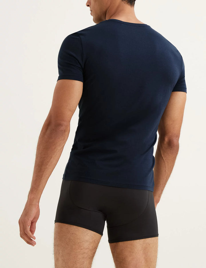 M&S Mens S/S R-Neck Plain T-Shirt T14/1600A