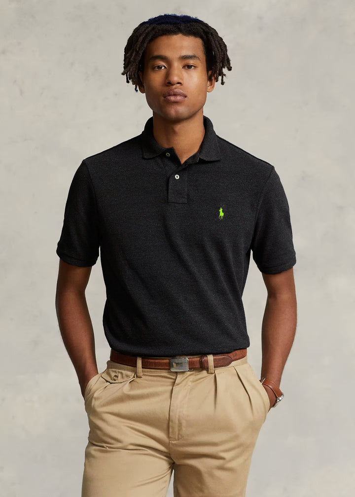 RL Mens S/S Small Pony Plain Polo TM-710794276057