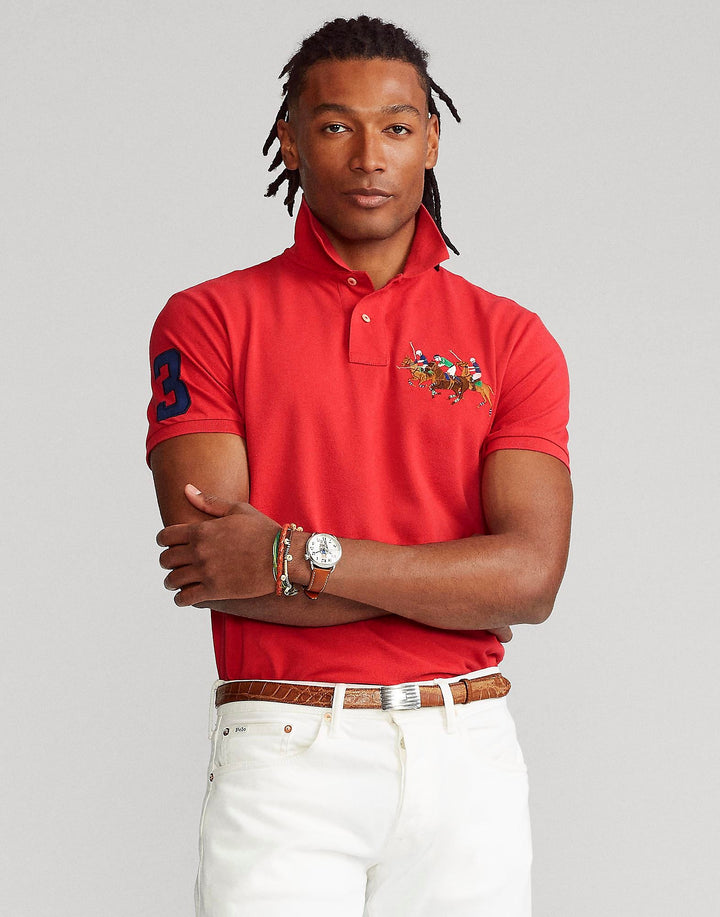RL Mens S/S 3Pony Polo TM-710830091003