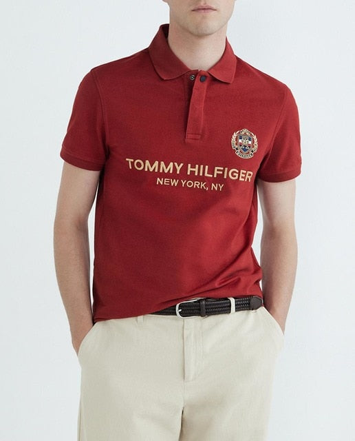 Tommy Hilfiger Mens S/S Badge Polo TM-78J9764