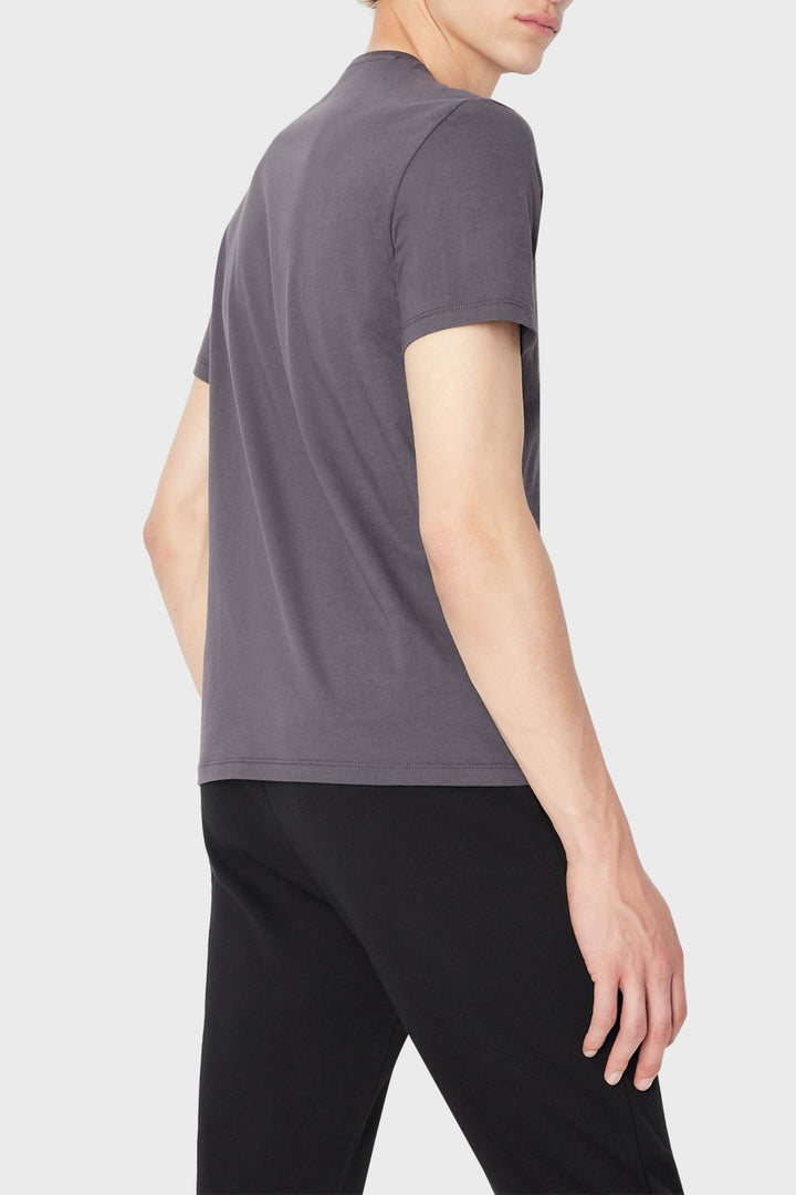 Ar.mani Mens S/S R-N T-Shirts TM-6LZTHL (Charcoal)