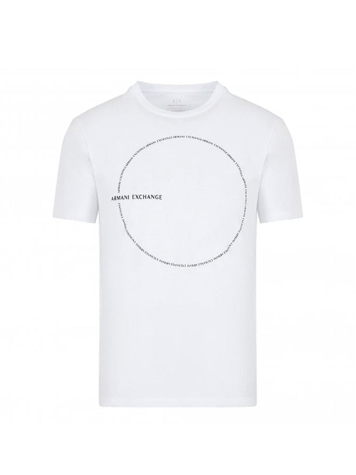 Ar.mani Mens S/S R-N T-Shirts TM-6LZTAC (White)