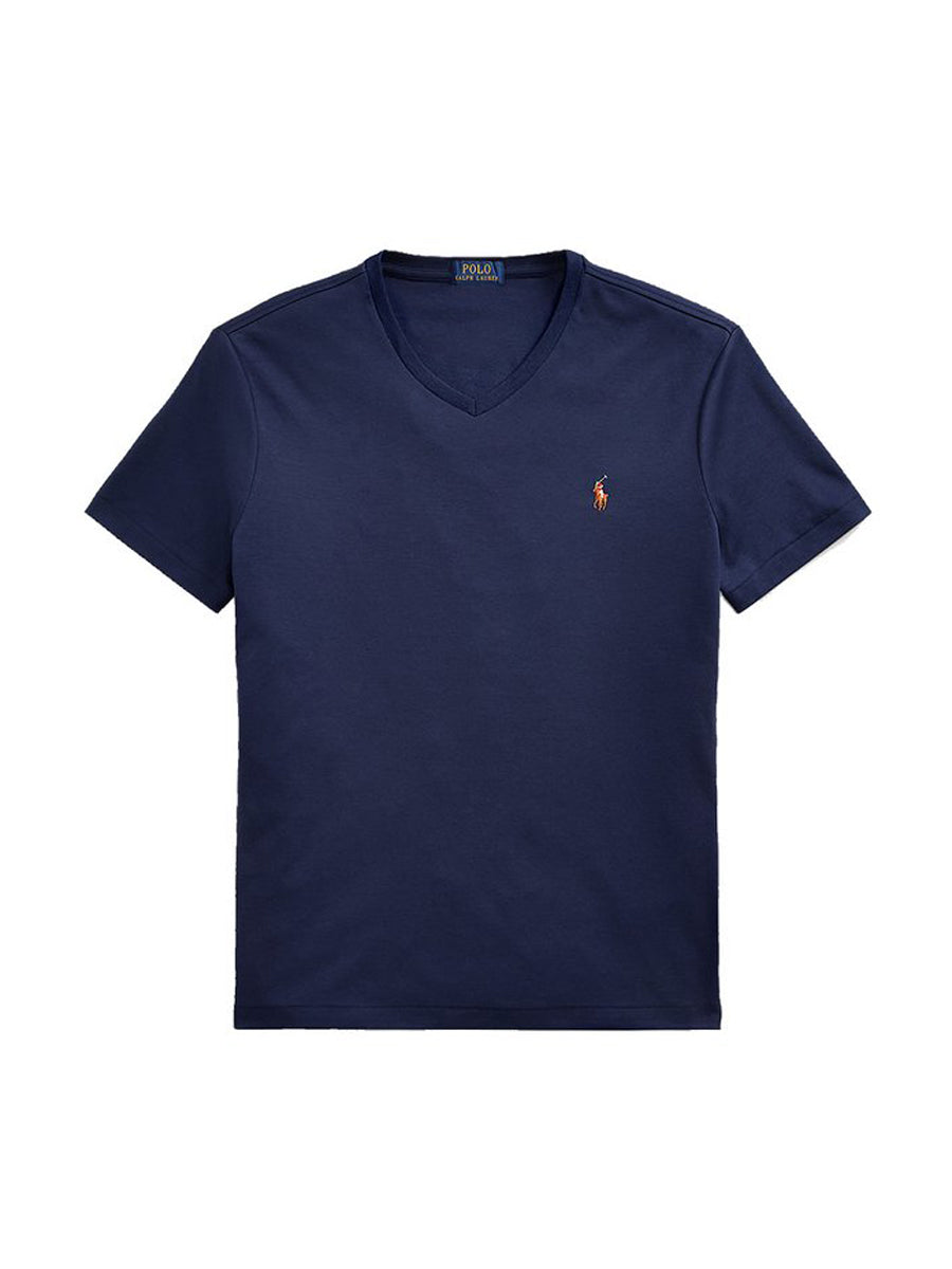RL Mens S/S V-N Small Pony T-Shirts TM-710866052003