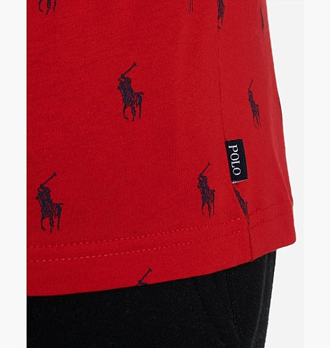 RL Mens S/S R-N Small Pony Print T-Shirts TM-PL88FR