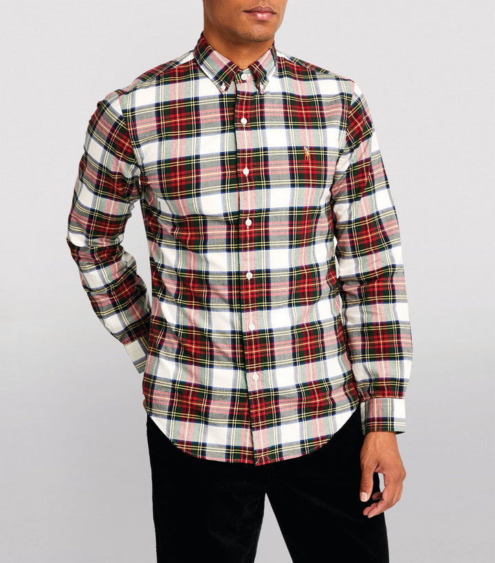 RL Mens L/S Button Down Check Shirts TM-710811288007
