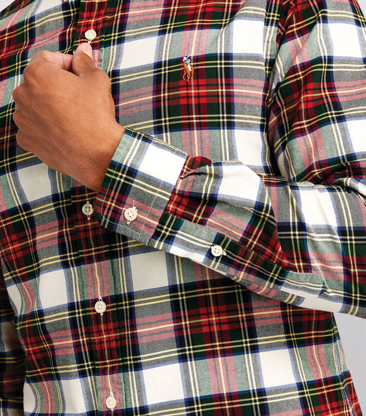 RL Mens L/S Button Down Check Shirts TM-710811288007