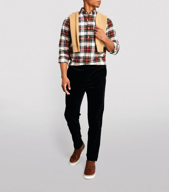 RL Mens L/S Button Down Check Shirts TM-710811288007