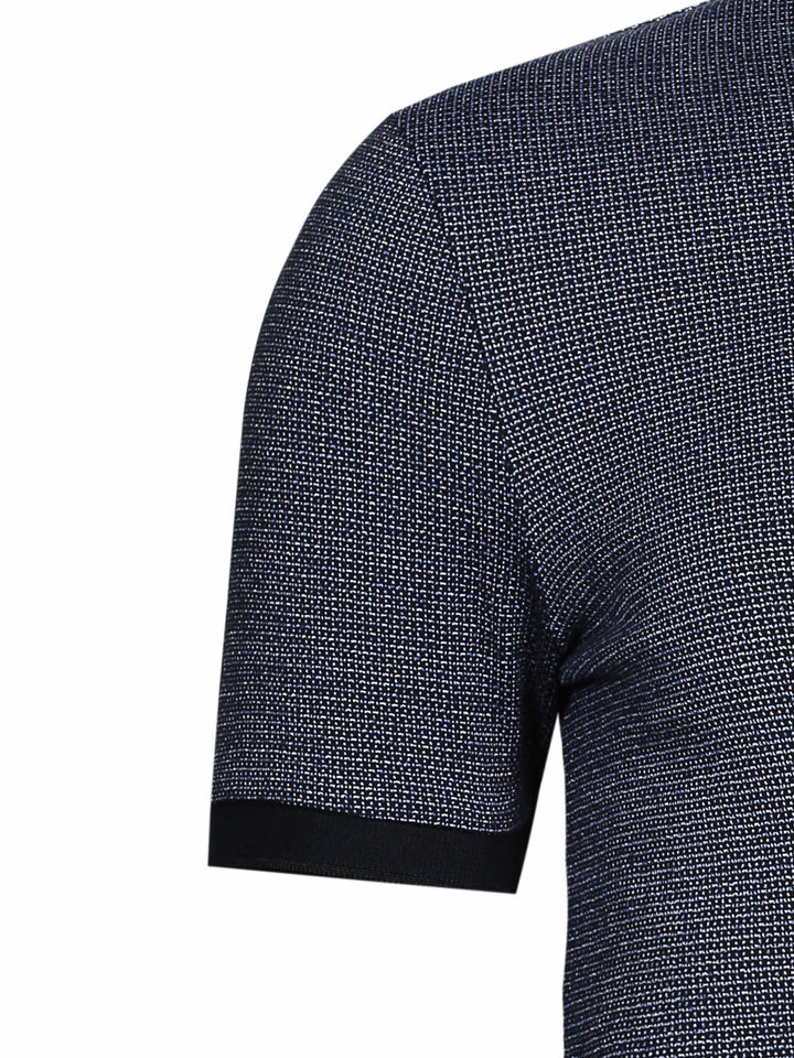M&S Mens S/S Textured Polo