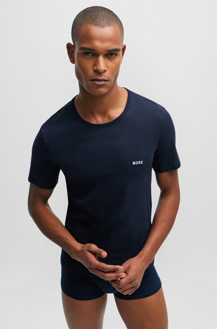 H Boss Mens S/S R-Neck T-Shirts 50509255