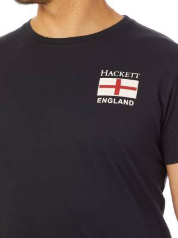 Hackett Mens S/S R-N (England Flag) T-Shirt HM500503
