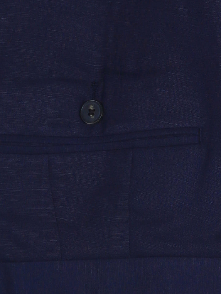Jaeger Mens Linen Short (SF) Plain Formal Trouser 8500782