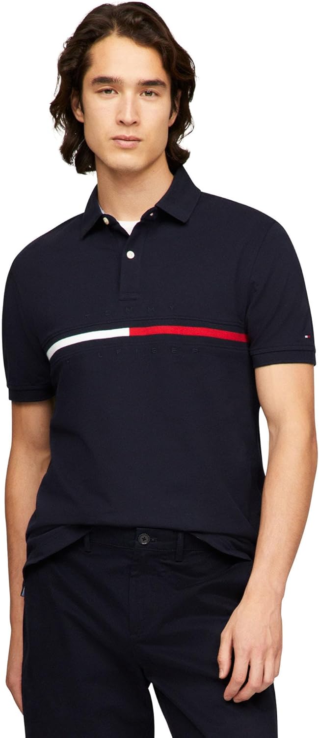 Tommy Hilfiger Mens S/S Polo TM-78JB117