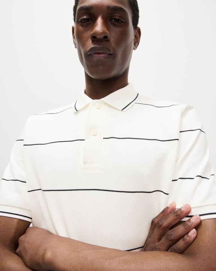 M&S Mens S/S Striper Polo T28/5078M