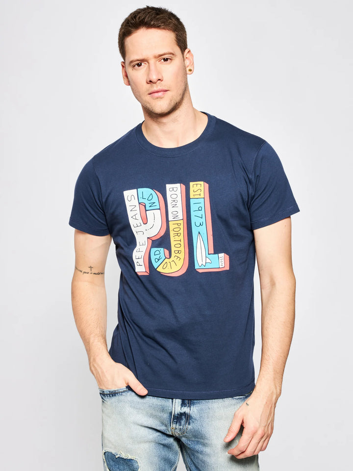 Pepe Jeans Mens S/S R-N T-Shirts PM508697