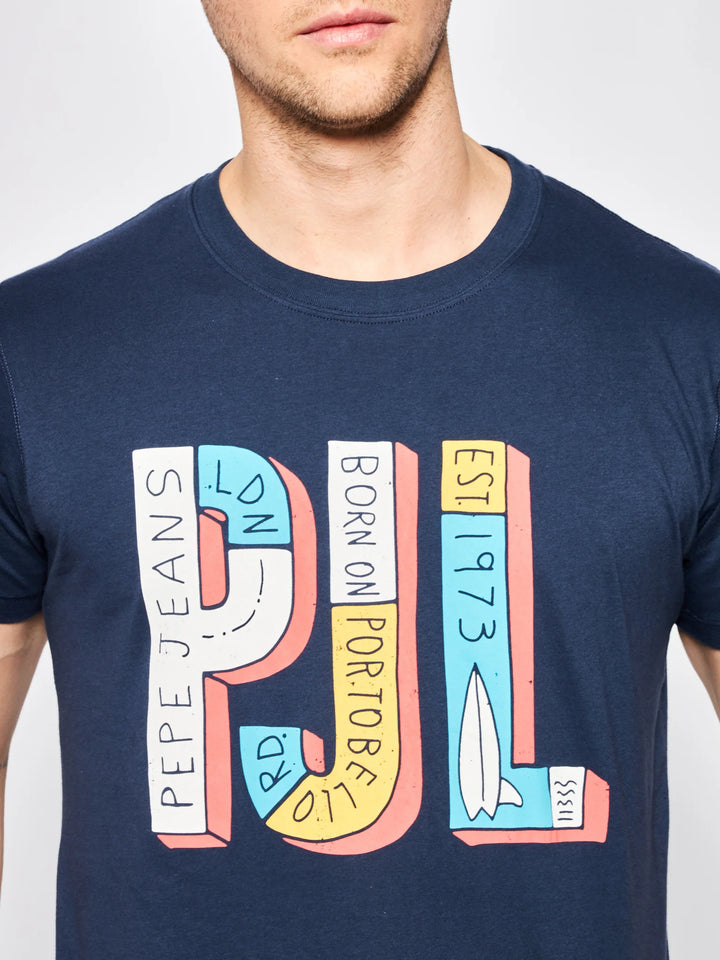 Pepe Jeans Mens S/S R-N T-Shirts PM508697