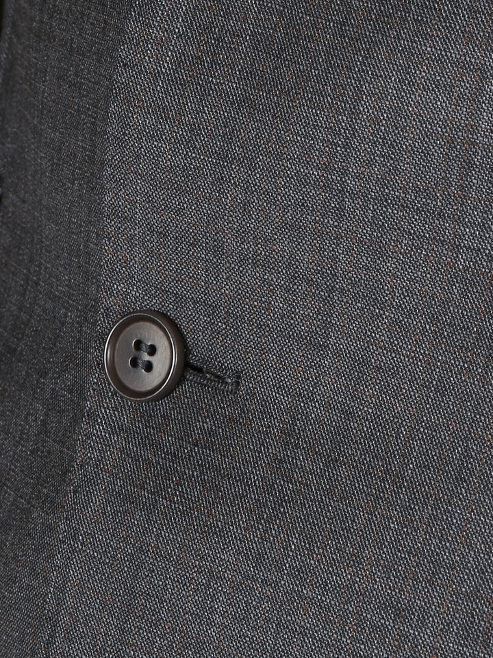 Canali Men 100% Wool Small Check Suit 11280-19