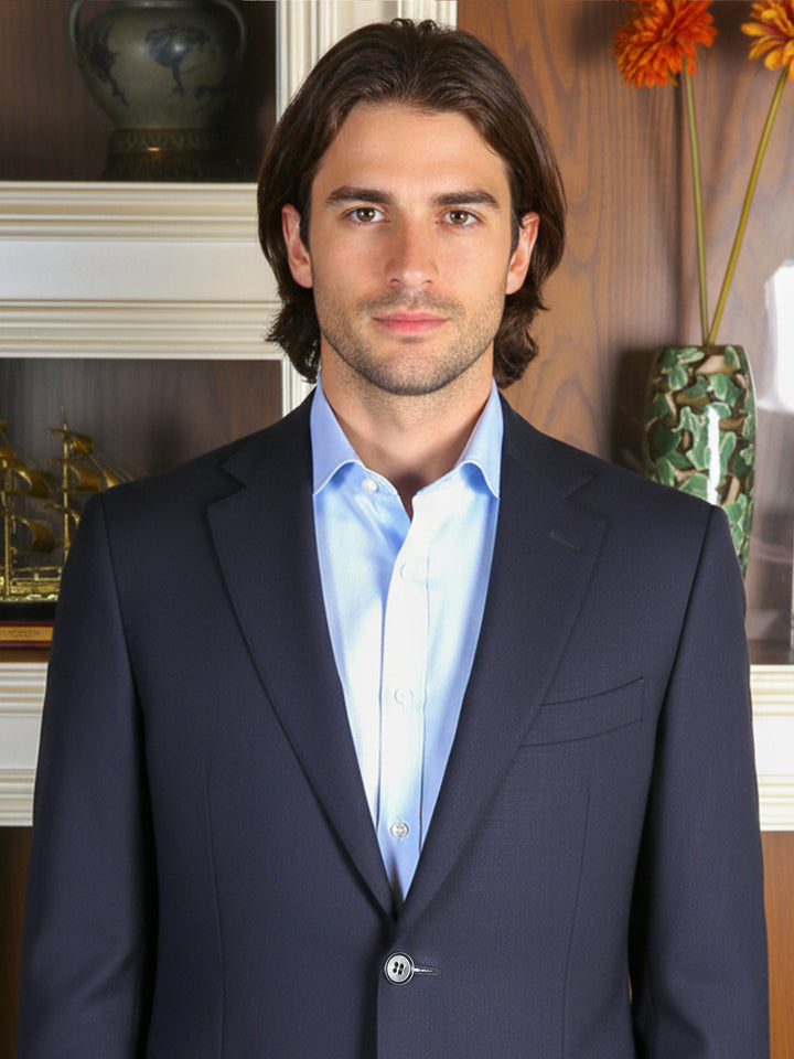 Canali Men 100%Wool Textured Blazer 11280