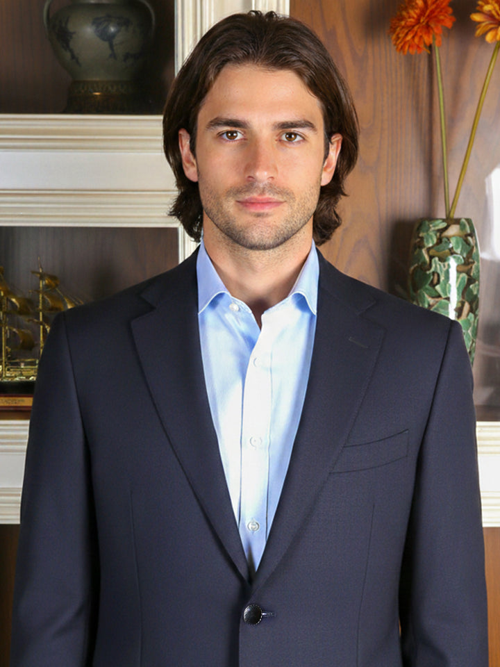 Canali Men 100%Wool Plain Blazer 11288