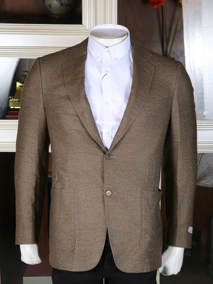 Canali Men 100%Wool Textured Blazer 21288