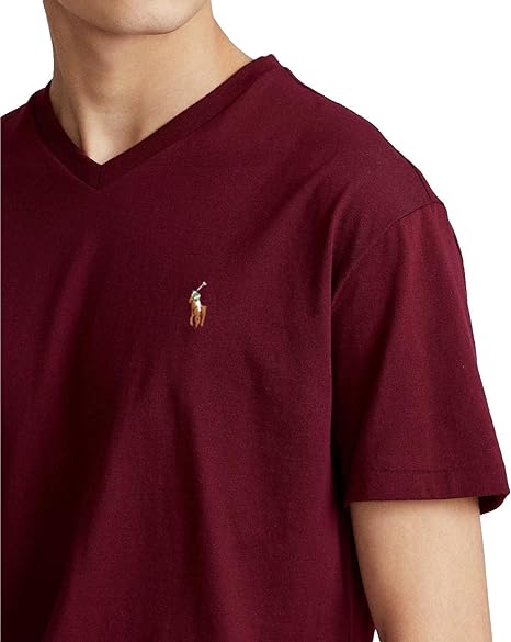 RL Mens S/S V-N Small Pony T-Shirts TM-710866052011